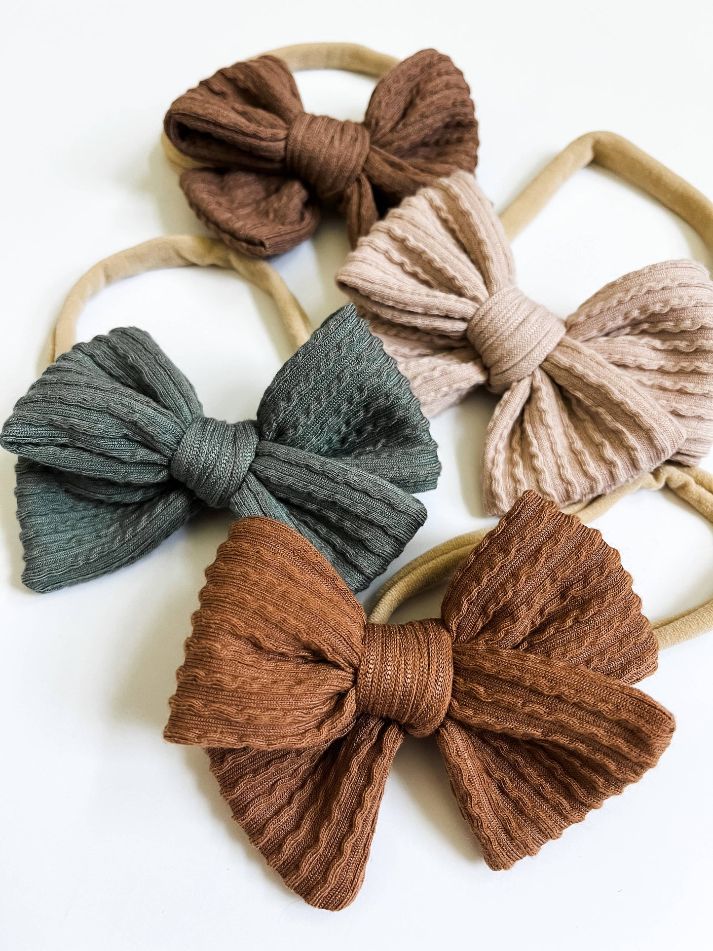 Baby Bow Headband - Willow: Sand