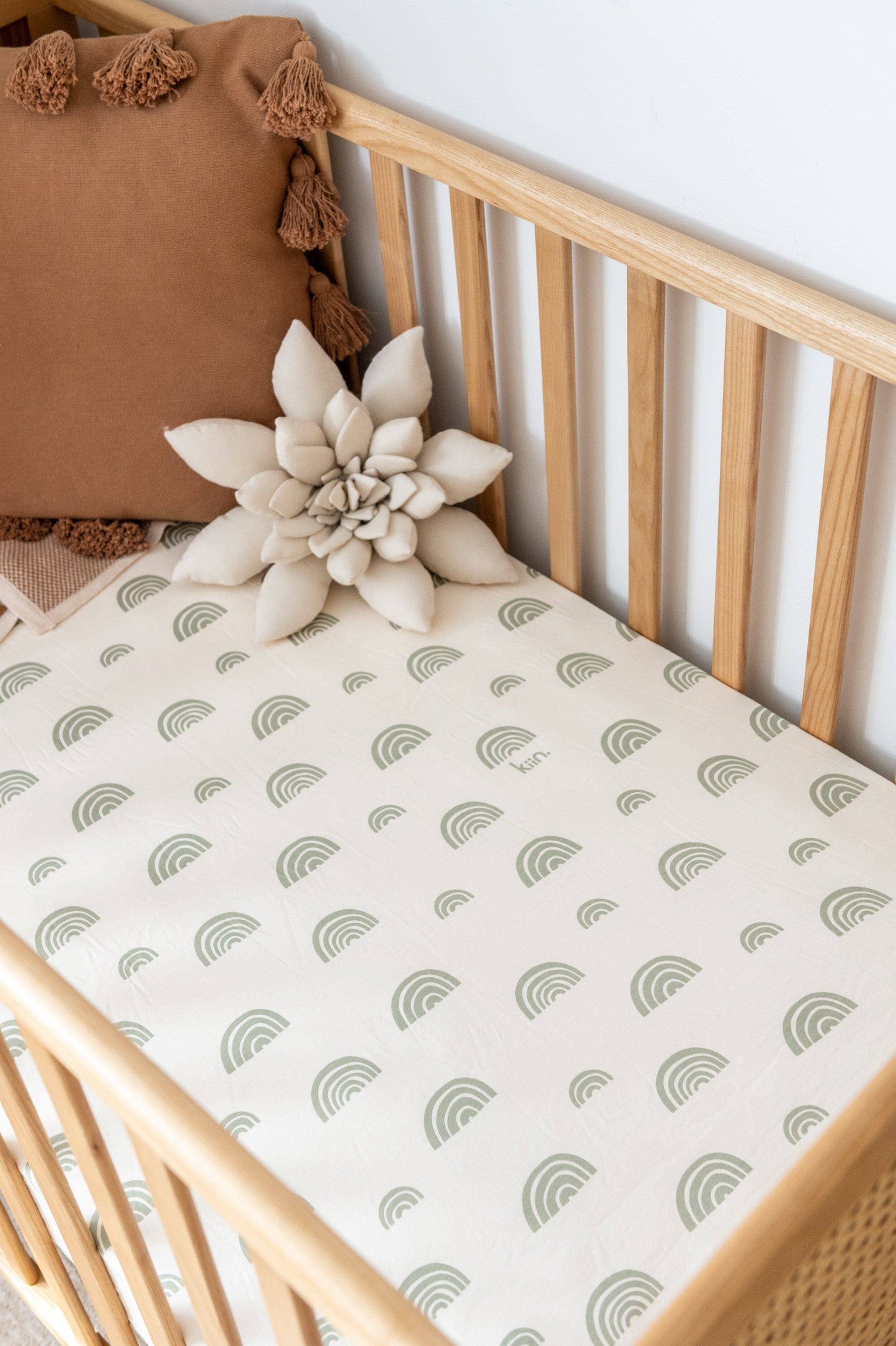 Organic Cot Sheet: Blush