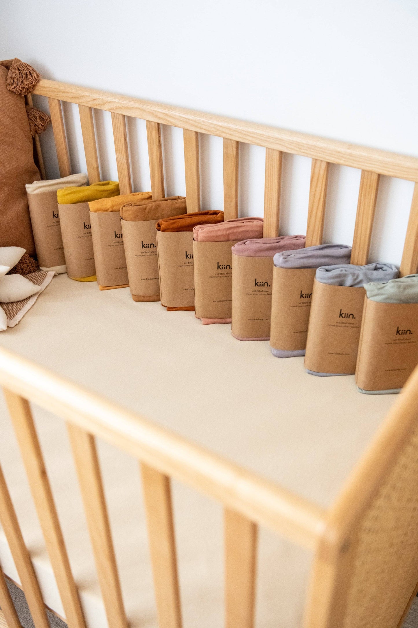 Organic Cot Sheet: Blush