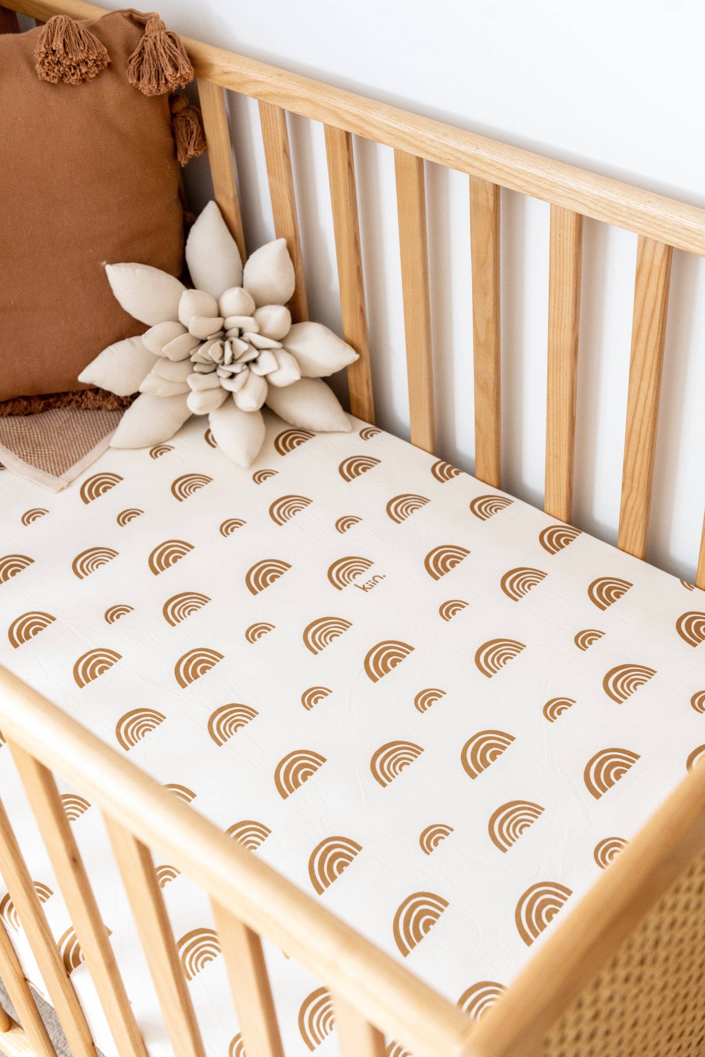 Organic Cot Sheet: Blush