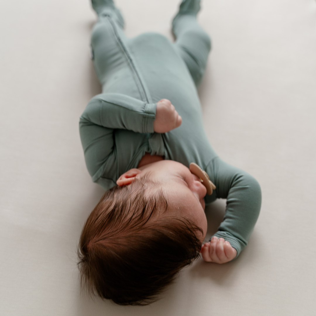 Bamboo Footed Sleepers | Night Black