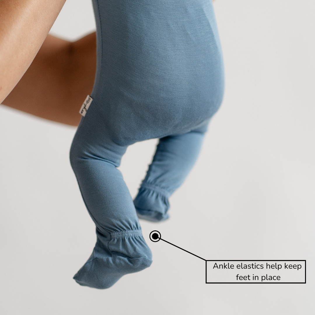 Bamboo Footed Sleepers | Night Black