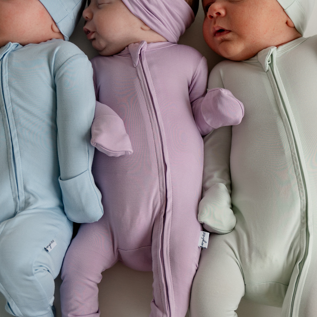 Bamboo Footed Sleepers | Night Black