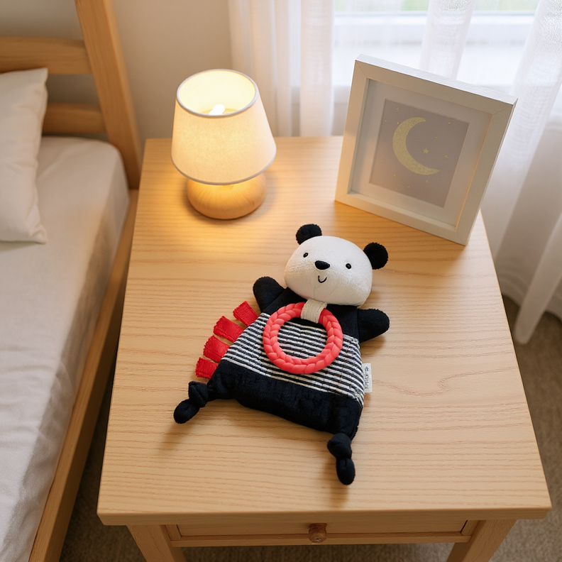 Bitzy Crinkle™ Sensory Toy With Teether: Bunny