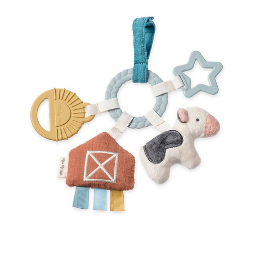 *NEW* Bitzy Busy Ring™ Teething Activity Toy: Farm