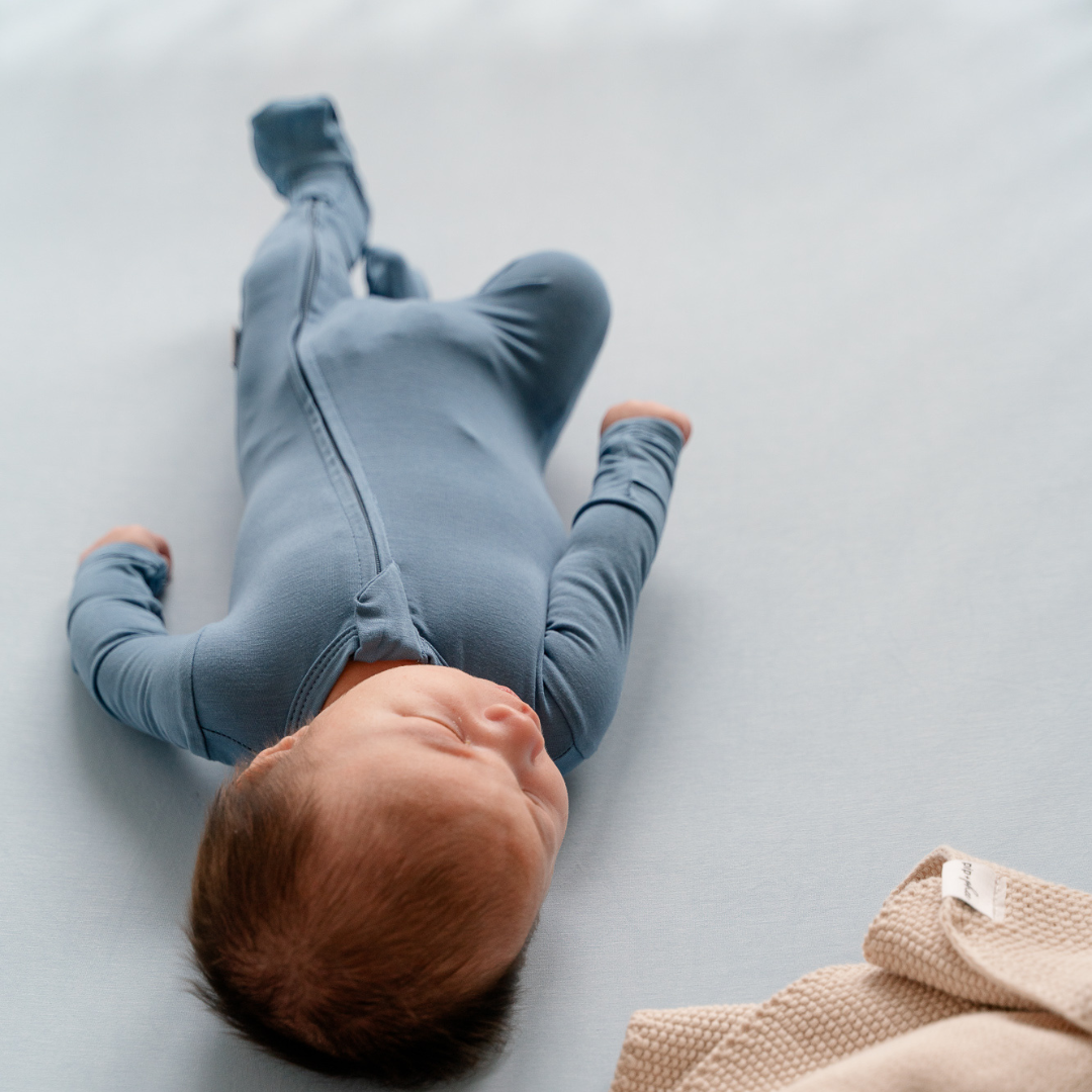 Bamboo Footed Sleepers | Night Black