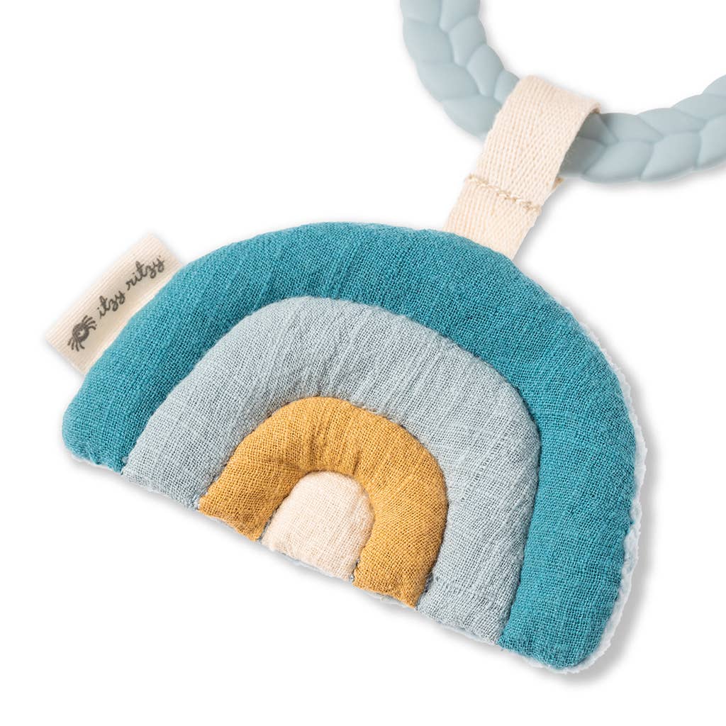 Bitzy Busy Ring™ Teething Activity Toy: Veggie