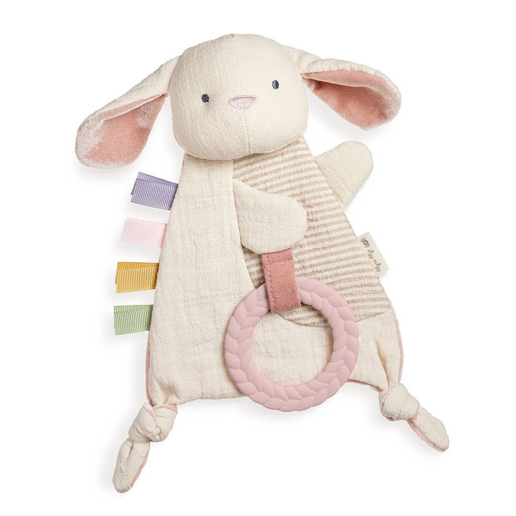 Bitzy Crinkle™ Sensory Toy With Teether: Bunny