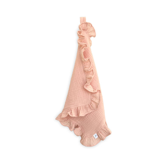 Cutie Lovey (Muslin Lovey): Ruffle Peachy