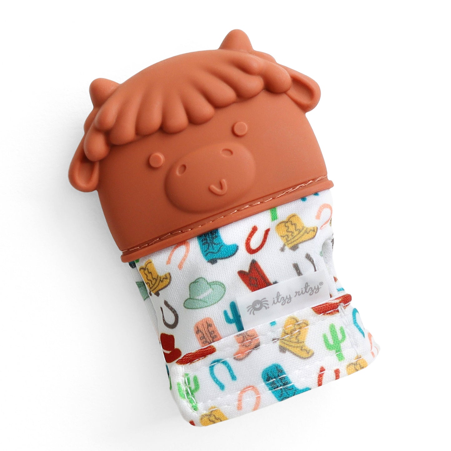 Itzy Mitt™ Silicone Teething Mitts: Bow