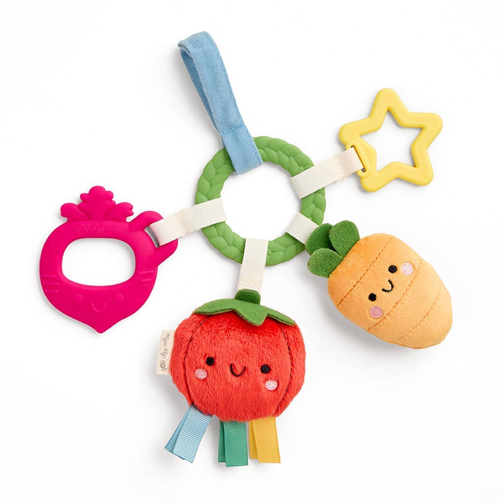 Bitzy Busy Ring™ Teething Activity Toy: Bunny