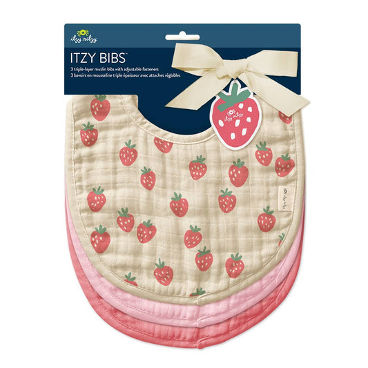 *NEW* Itzy Bibs™: Strawberries + Cream