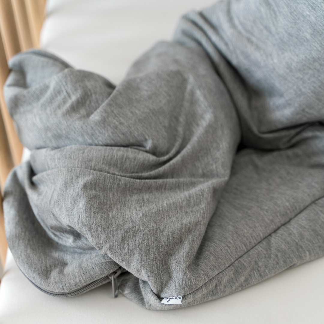 Sleep Bag | 1.0 TOG: Black Hearts / 0-6M