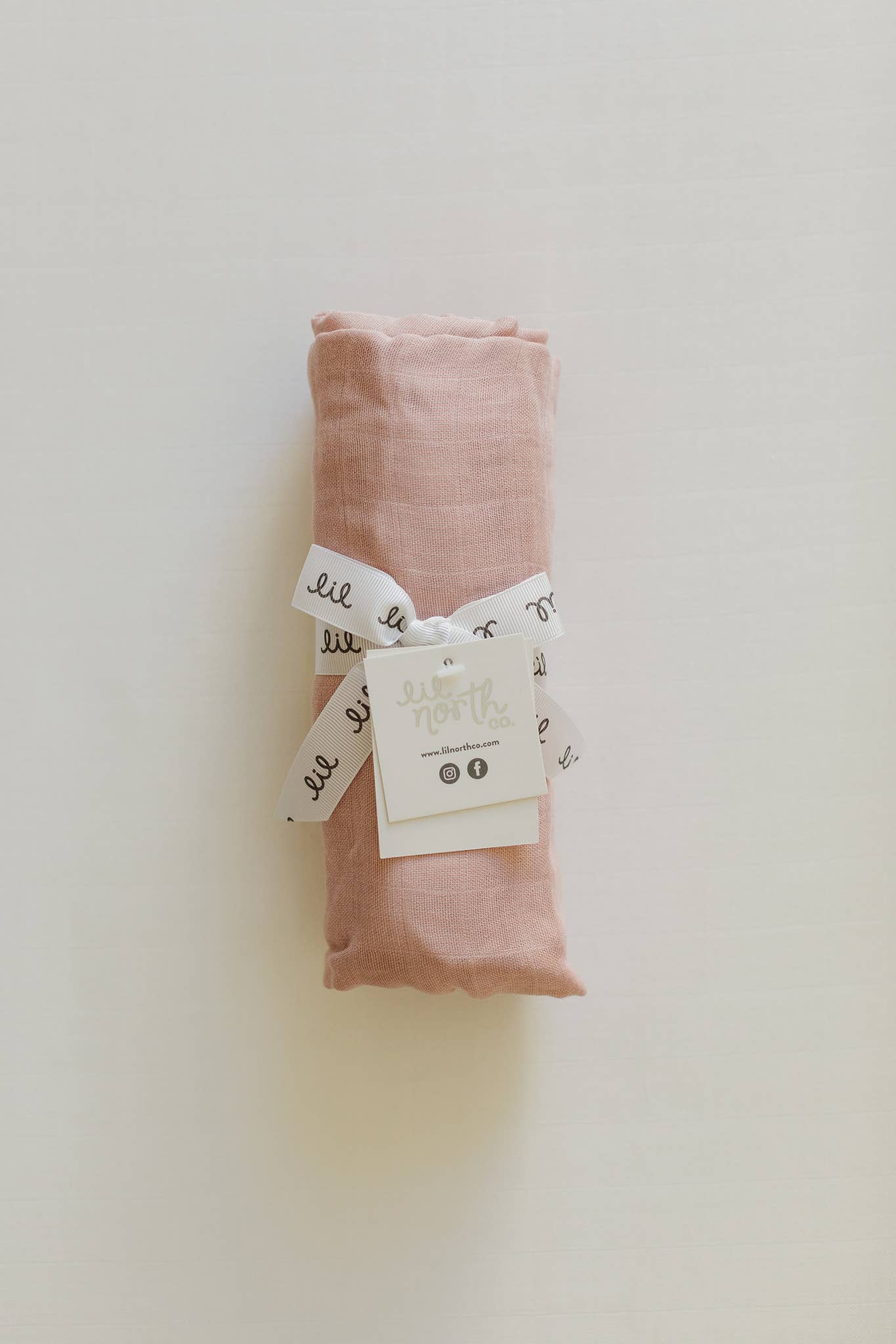 Dusty Pink Muslin Single Swaddle