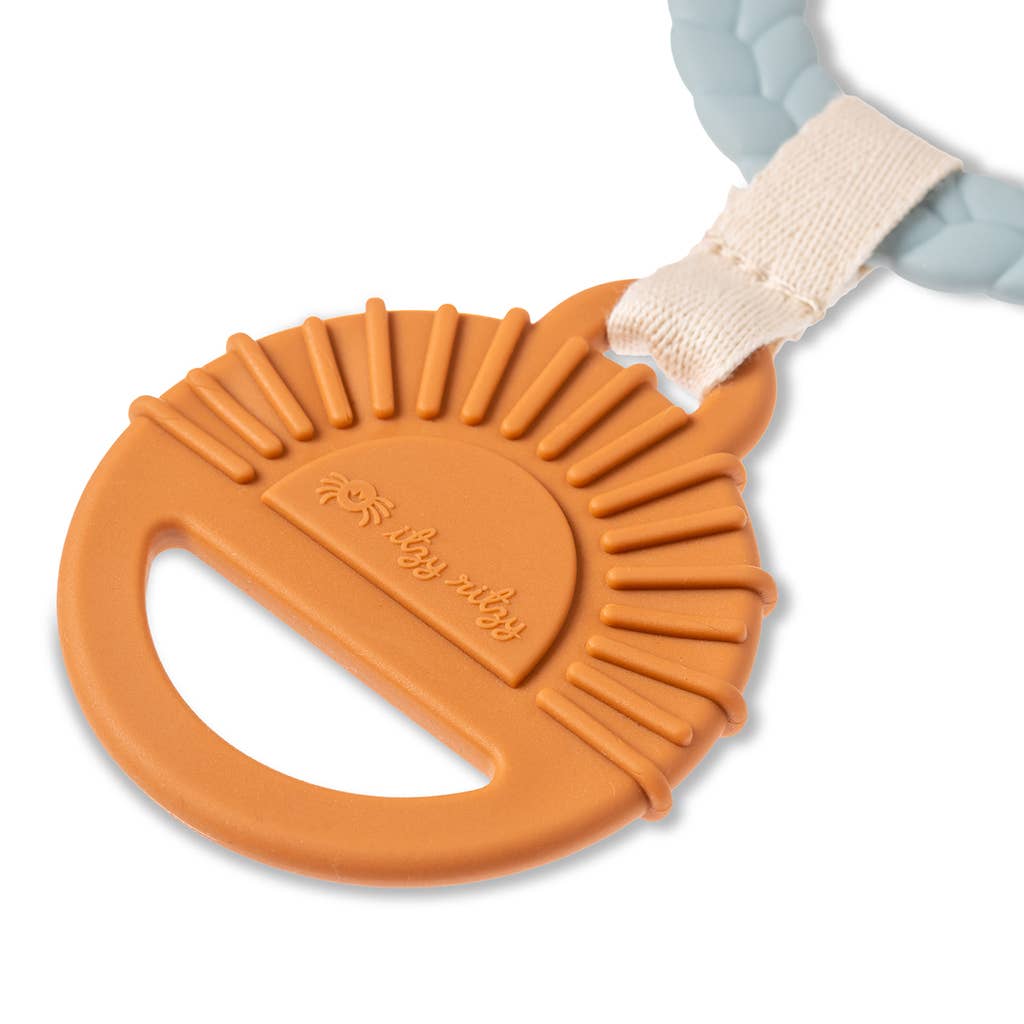 Bitzy Busy Ring™ Teething Activity Toy: Veggie