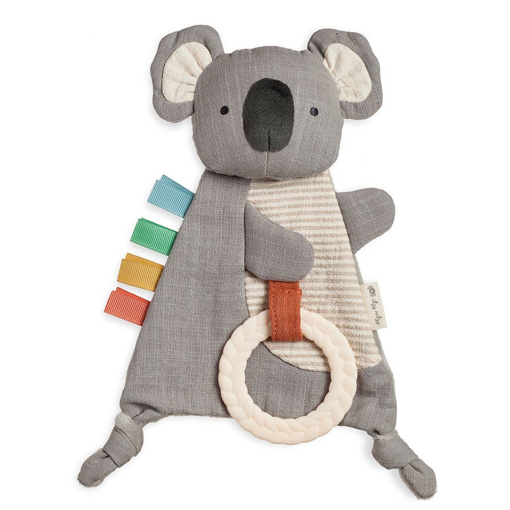 Bitzy Crinkle™ Sensory Toy With Teether: Dino