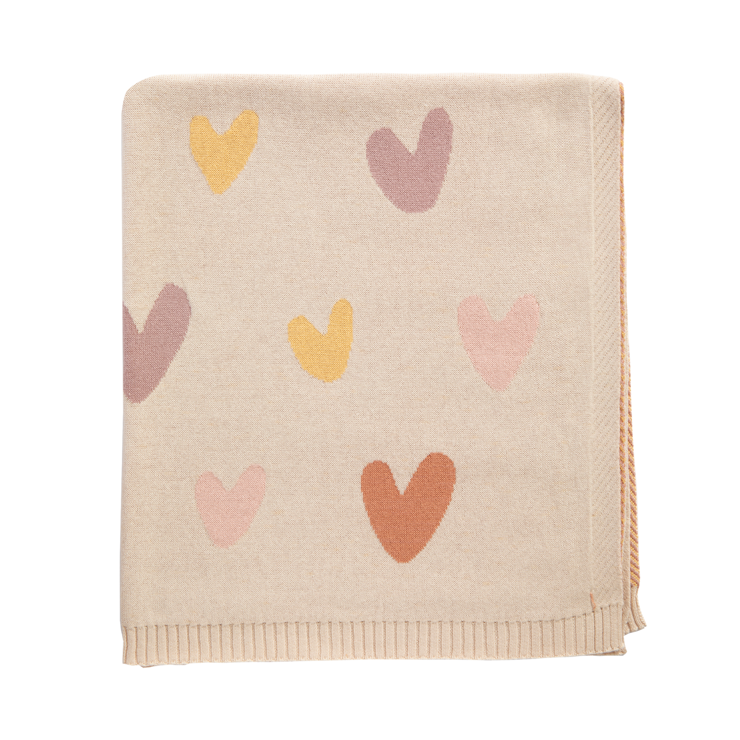 Jacquard Blanket - Bohemian Bliss/ Hearts