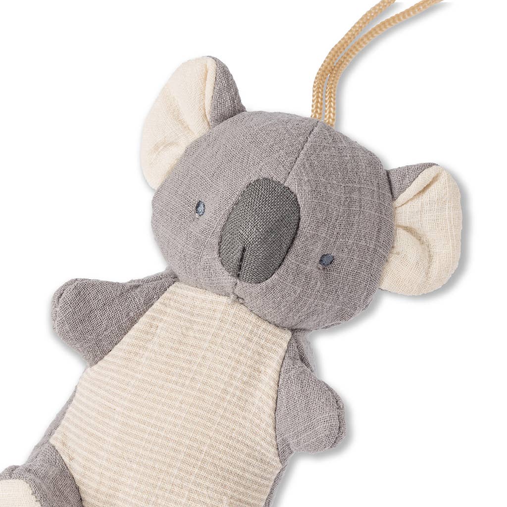 *New* Bitzy Pal Natural Rubber Pacifier & Plush: Bear