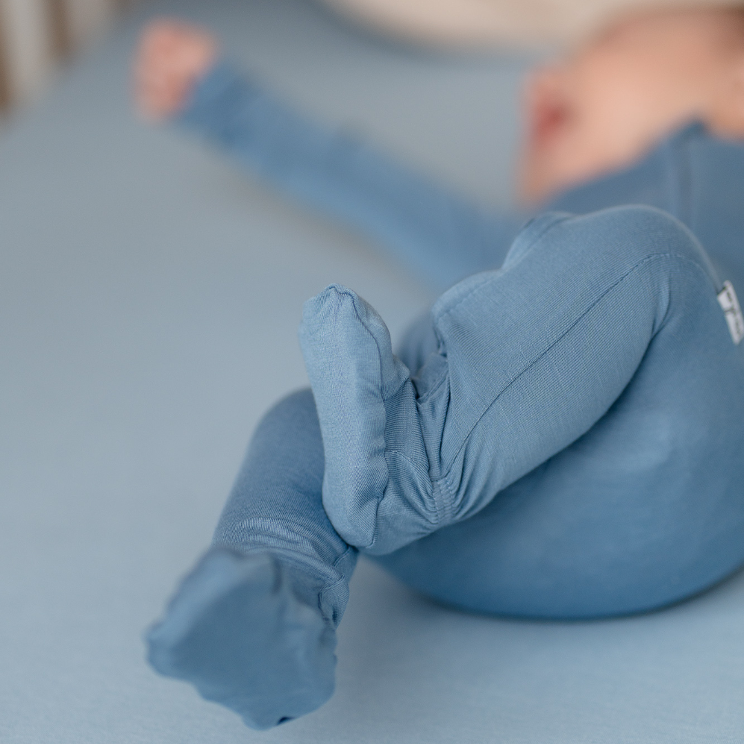 Bamboo Footed Sleepers | Night Black