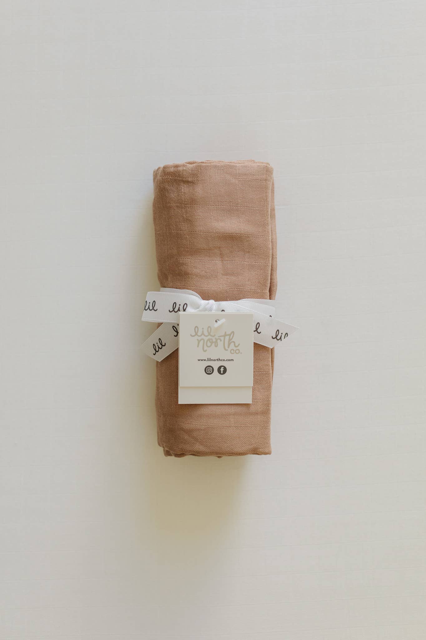 Coffee Muslin Single Swaddle