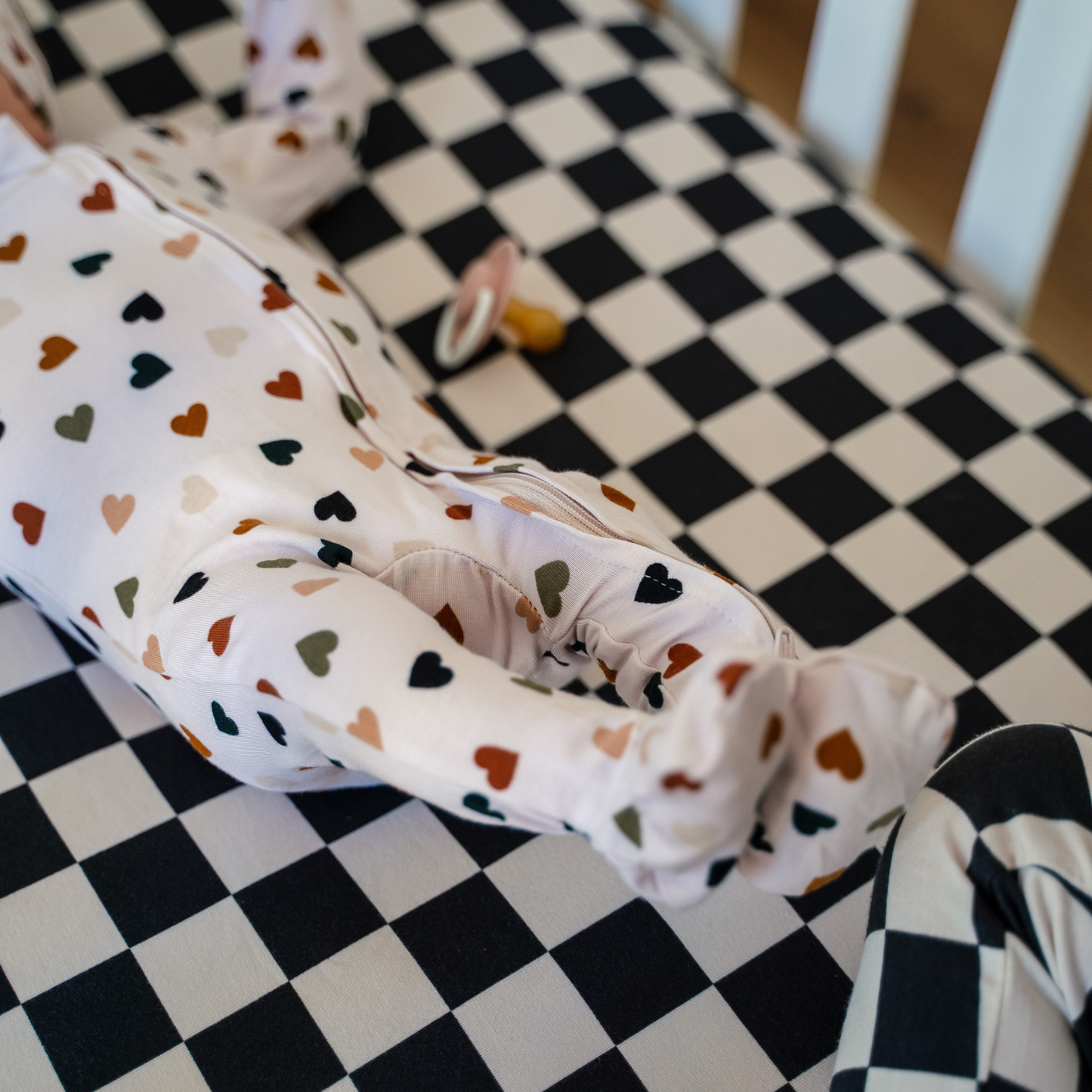 Bamboo Footed Sleepers | Prints: Boho Daisies / 6-9M