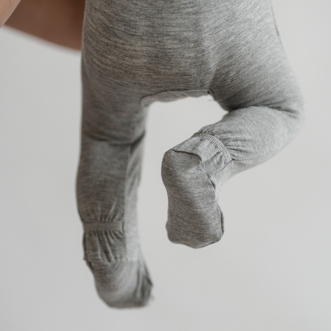 Bamboo Footed Sleepers | Night Black