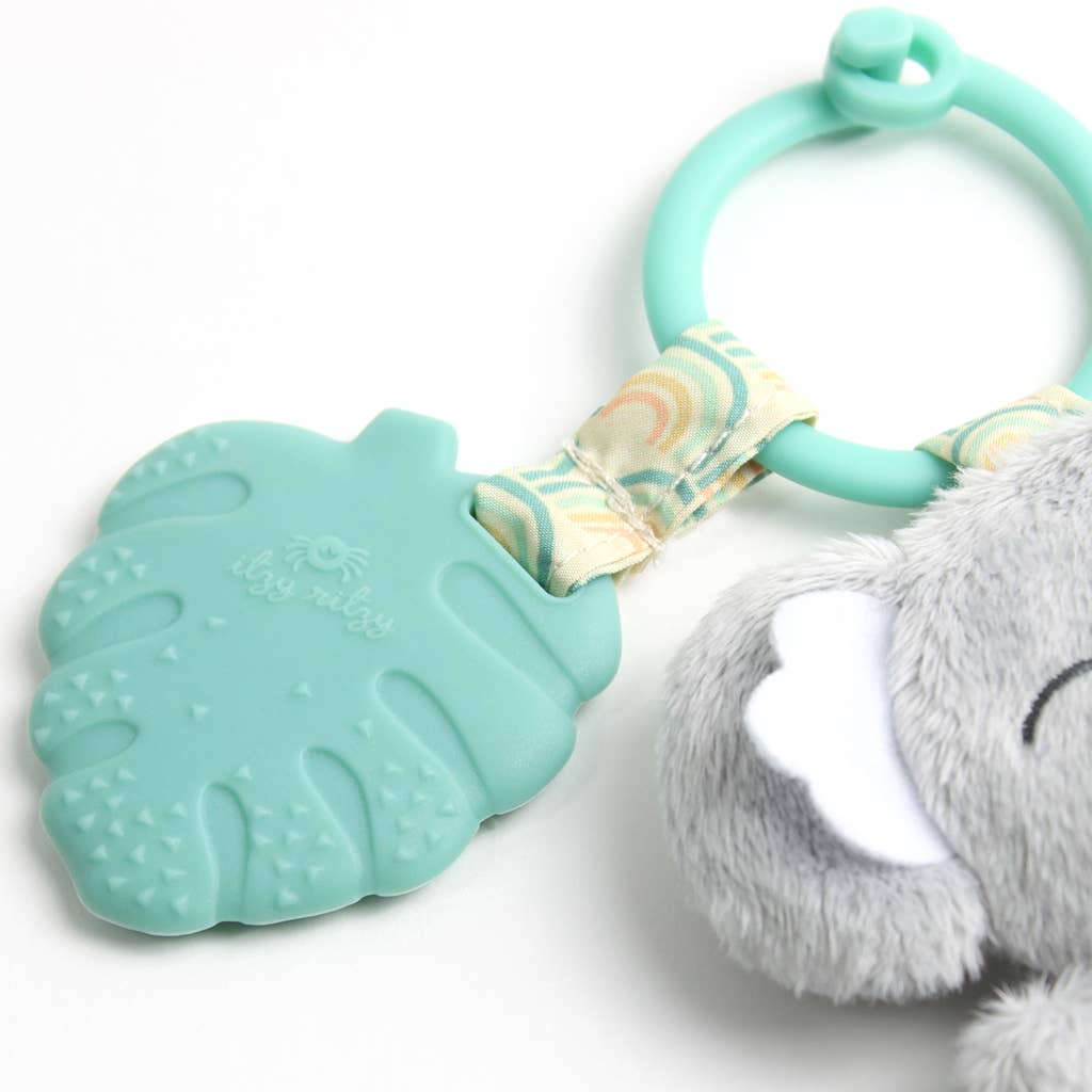 Itzy Pal™ Plush + Teether: NEW Mushroom