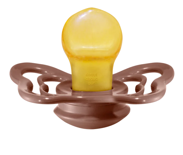 BIBS Pacifier Couture Latex 2 PK - Woodchuck