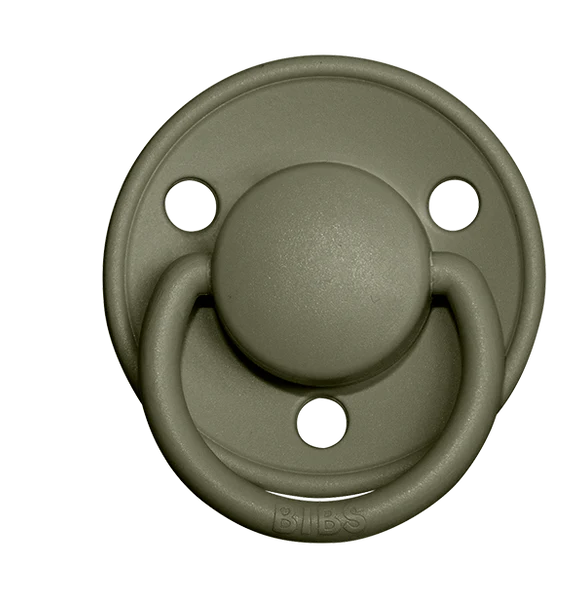 BIBS Pacifier De Lux Latex 2 PK - Hunter Green