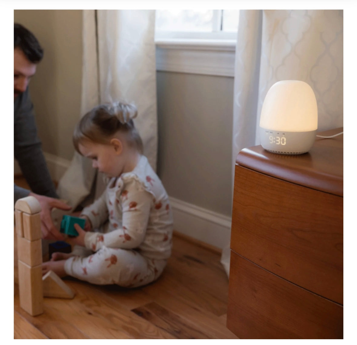 Light to Rise Sleep Trainer, Sound Machine & Night Light