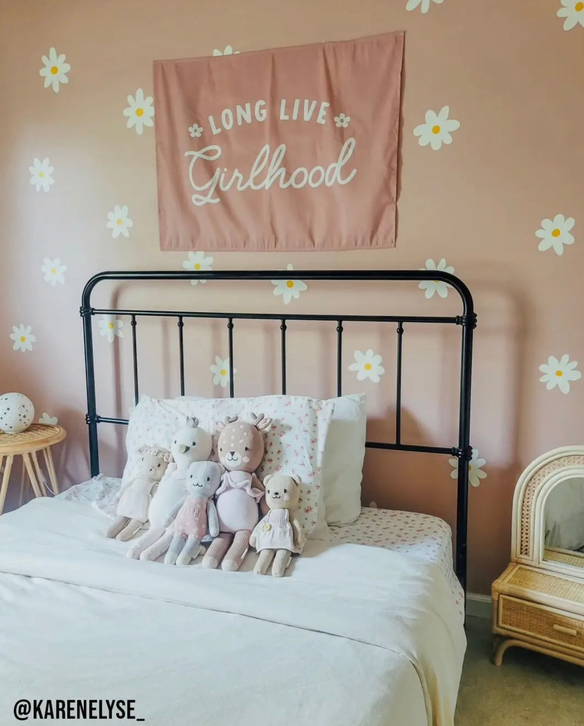 Long Live Girlhood Banner - Girl Room Wall Decor