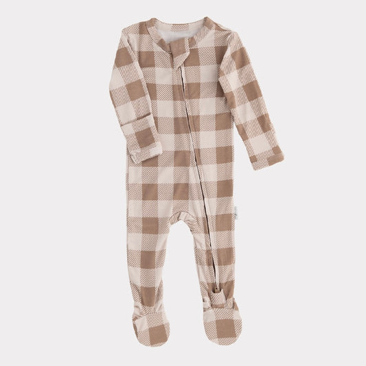 Bamboo Footed Sleepers | Holiday Collection: Fireside