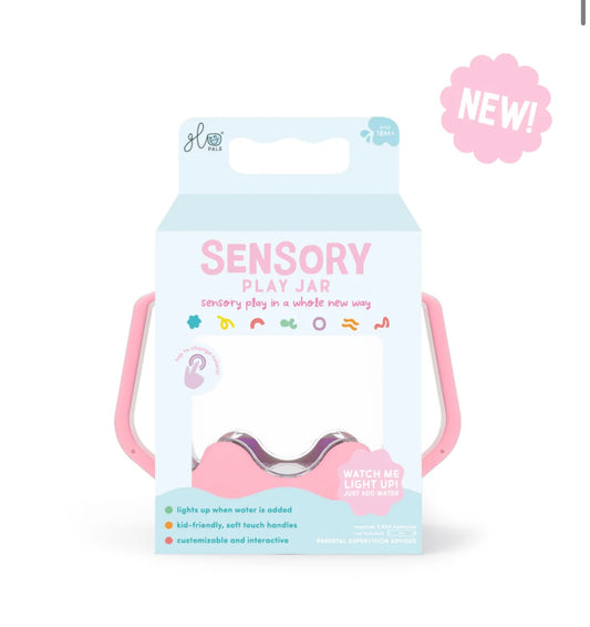 Sensory Light Up Jar - Pink