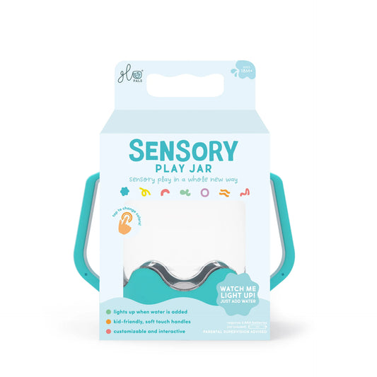 Sensory Light Up Jar - Blue