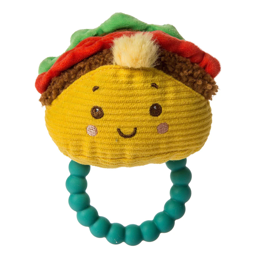 Sweet Soothie Teether Rattles Chewy Taco 5"