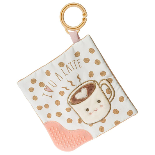 Sweet Soothie Crinkle Teether Latte 6"