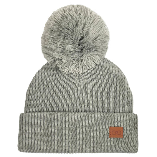 Babyfied Apparel - PomPom Toque | Grey