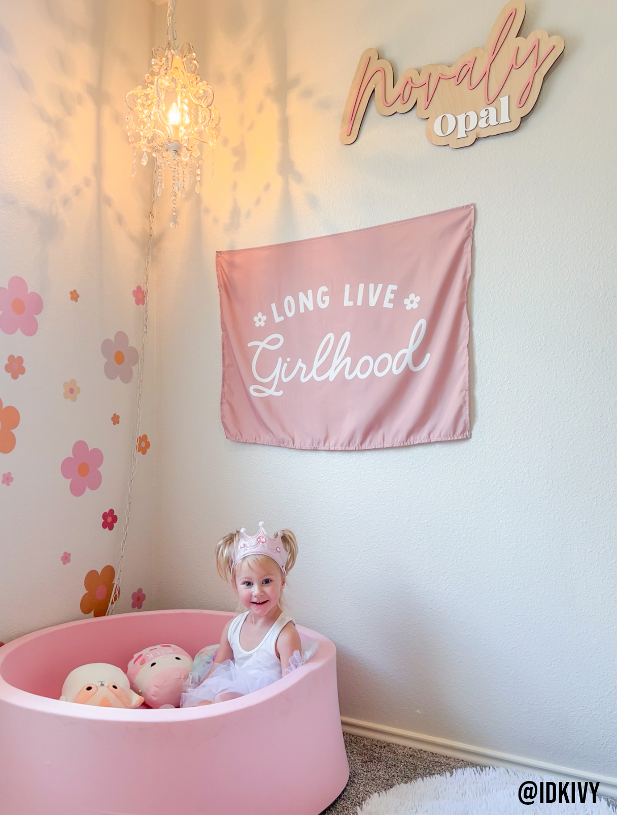 Long Live Girlhood Banner - Girl Room Wall Decor