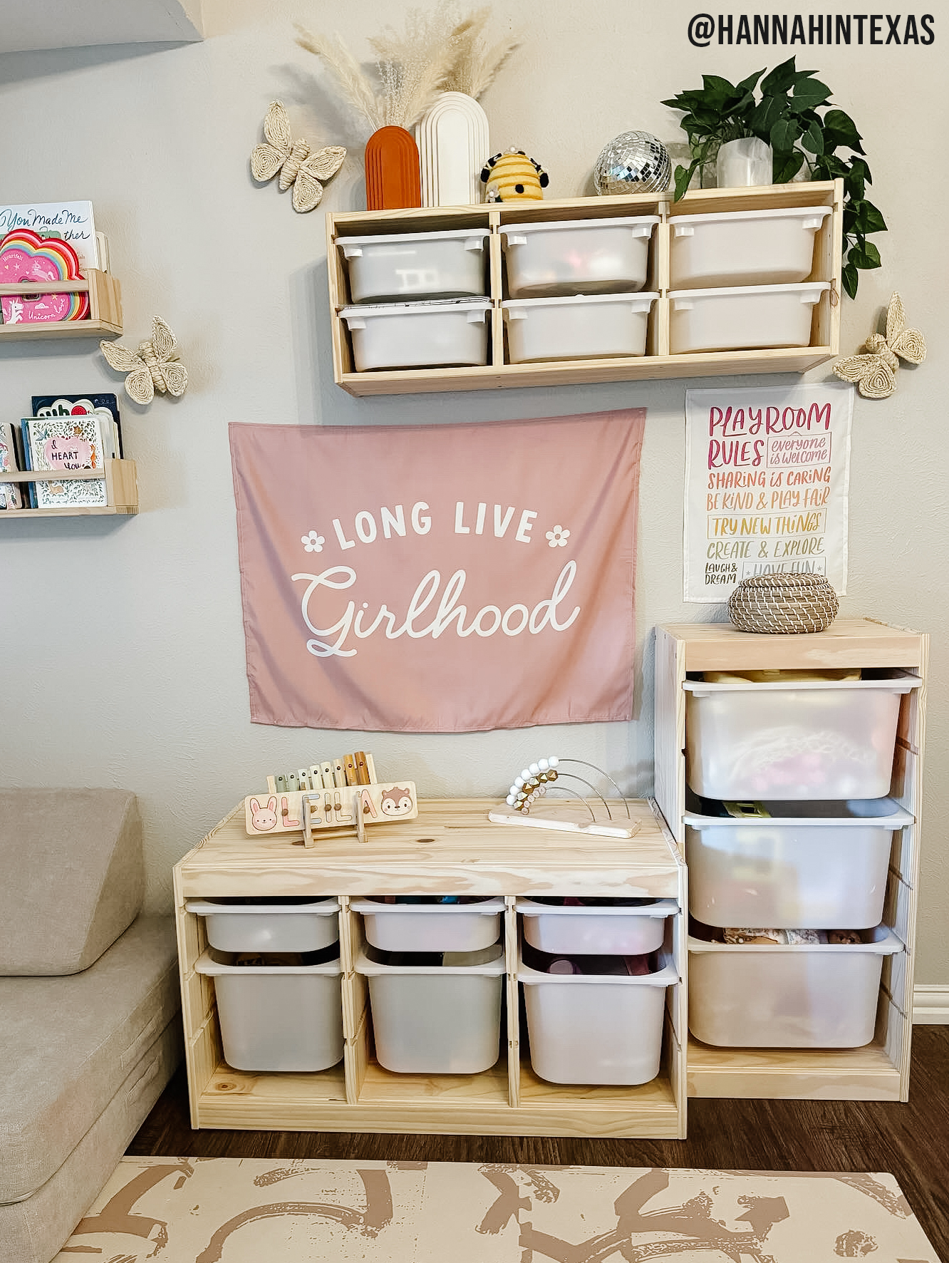 Long Live Girlhood Banner - Girl Room Wall Decor