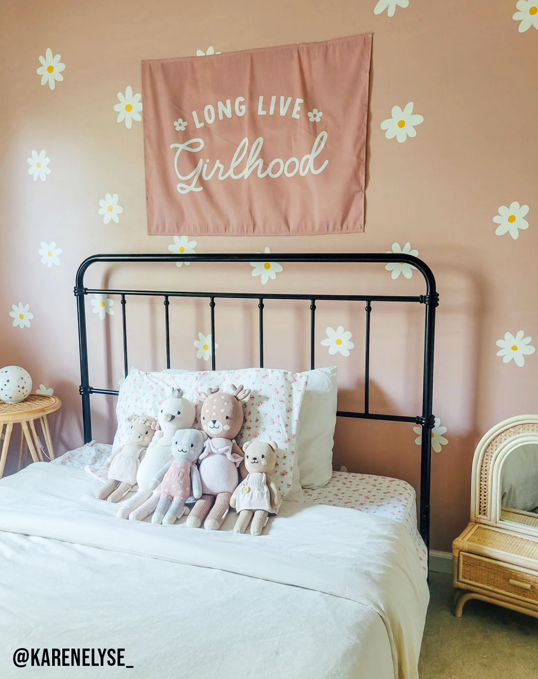 Long Live Girlhood Banner - Girl Room Wall Decor