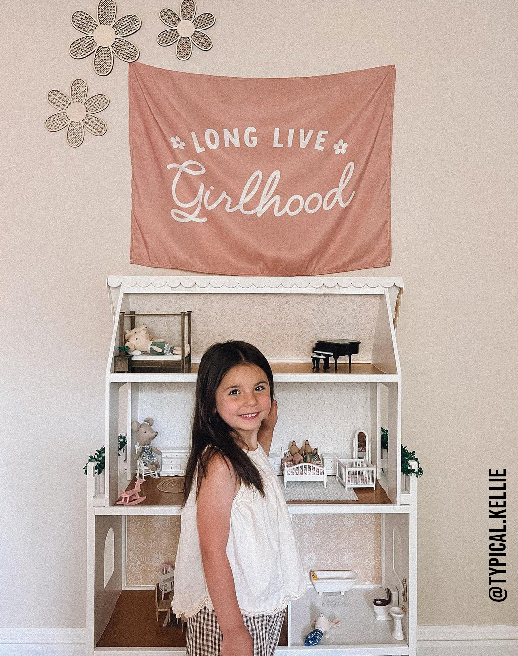 Long Live Girlhood Banner - Girl Room Wall Decor