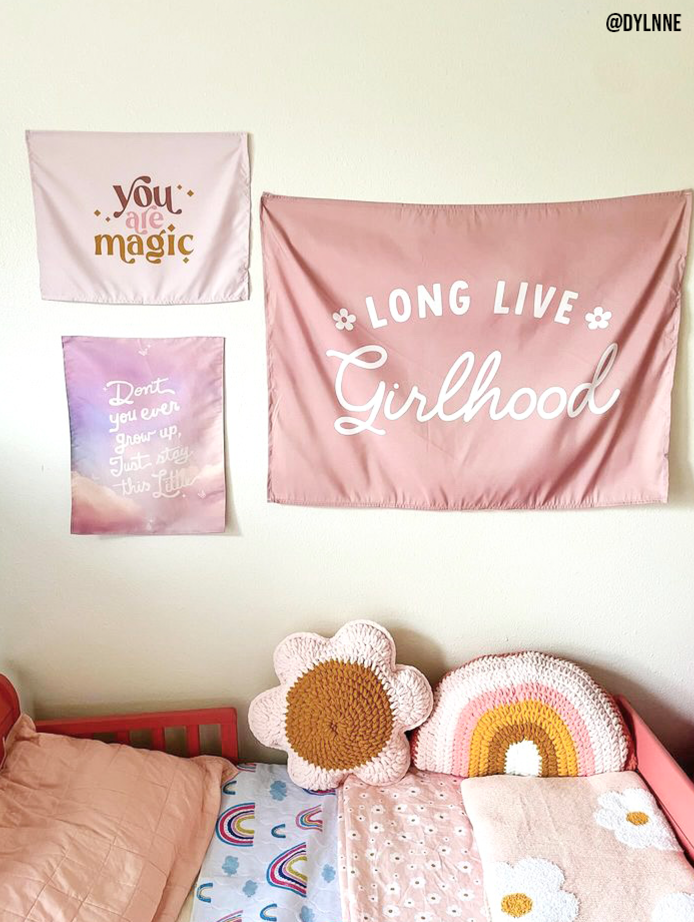 Long Live Girlhood Banner - Girl Room Wall Decor