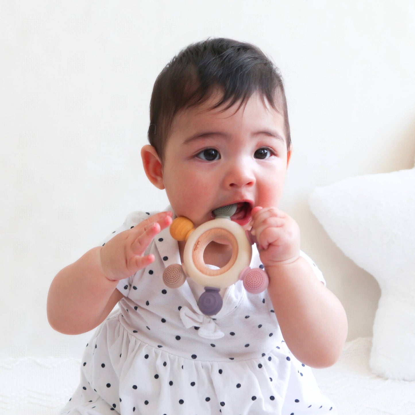 Teether Ring - Blue Tones: Artic Blue Tones