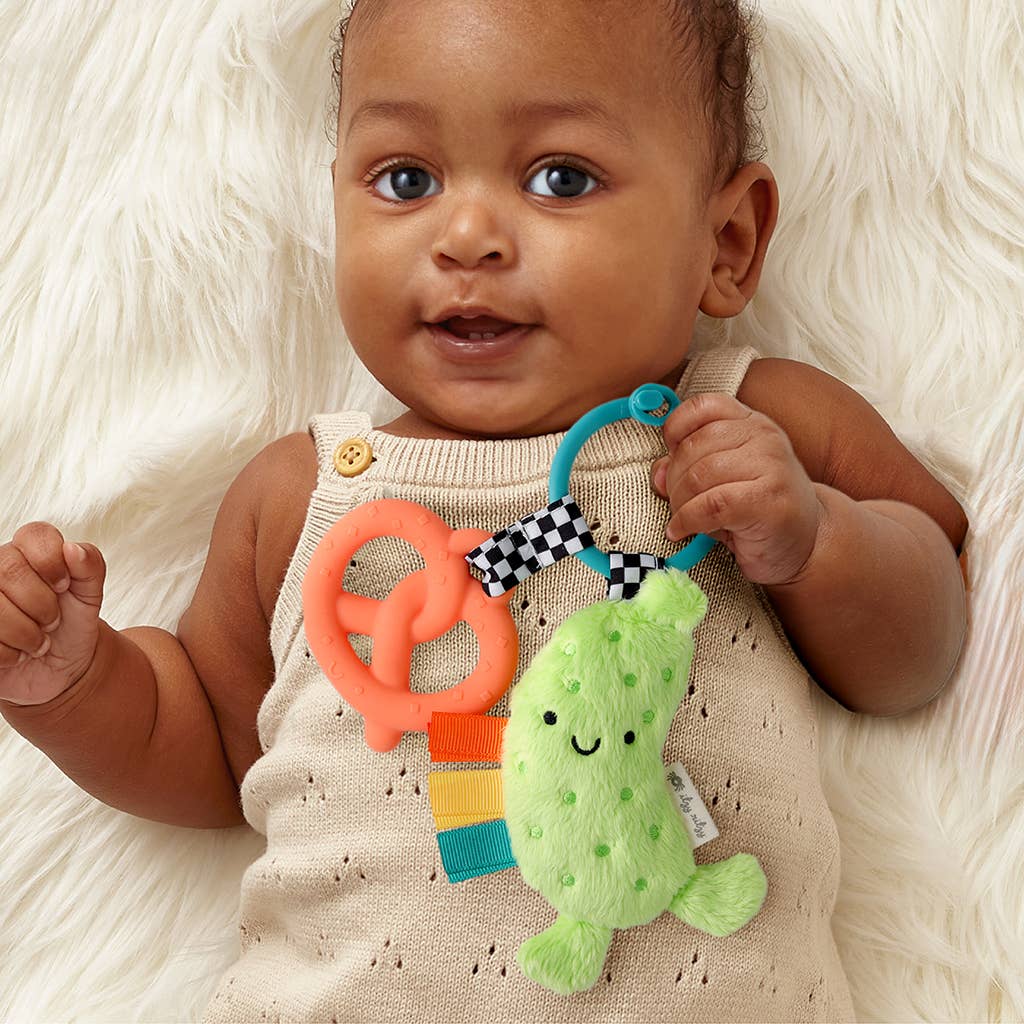 Itzy Pal™ Plush + Teether: Pickle