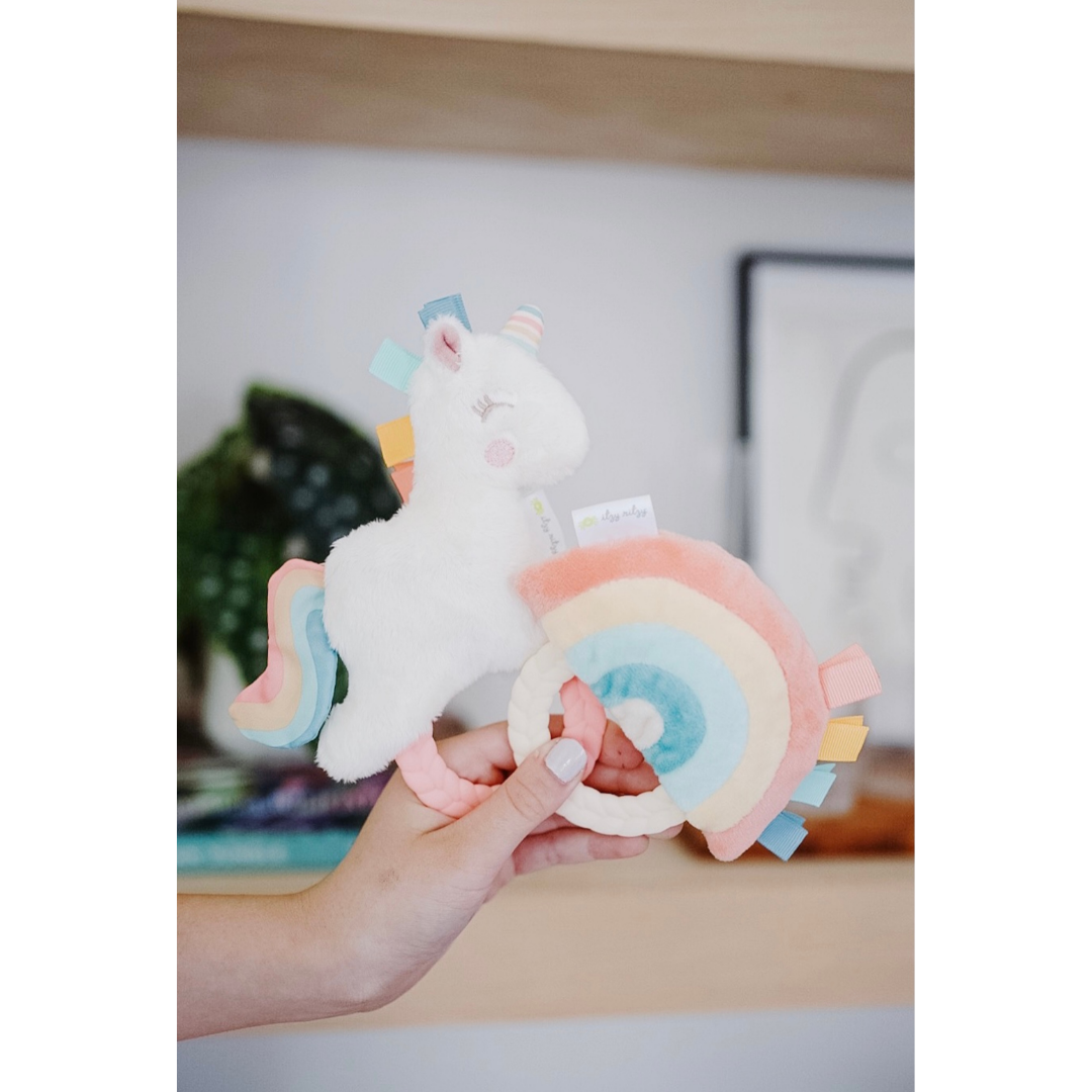 Ritzy Rattle Pal™ Plush Rattle Pal with Teether: Unicorn