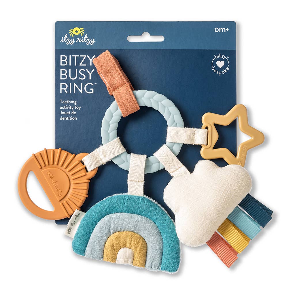 Bitzy Busy Ring™ Teething Activity Toy: Veggie
