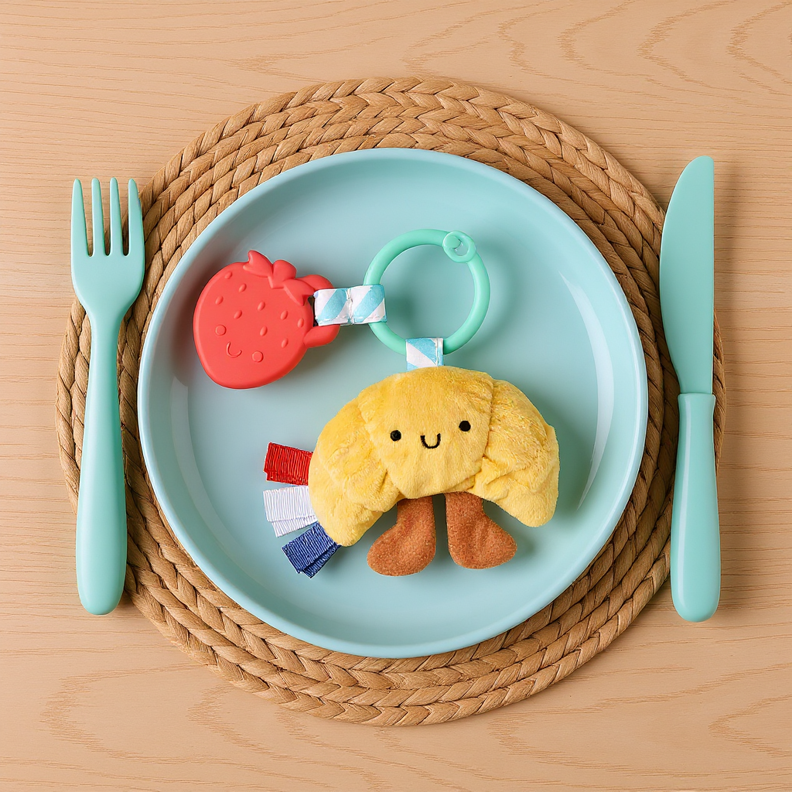 Itzy Pal™ Plush + Teether: Pickle