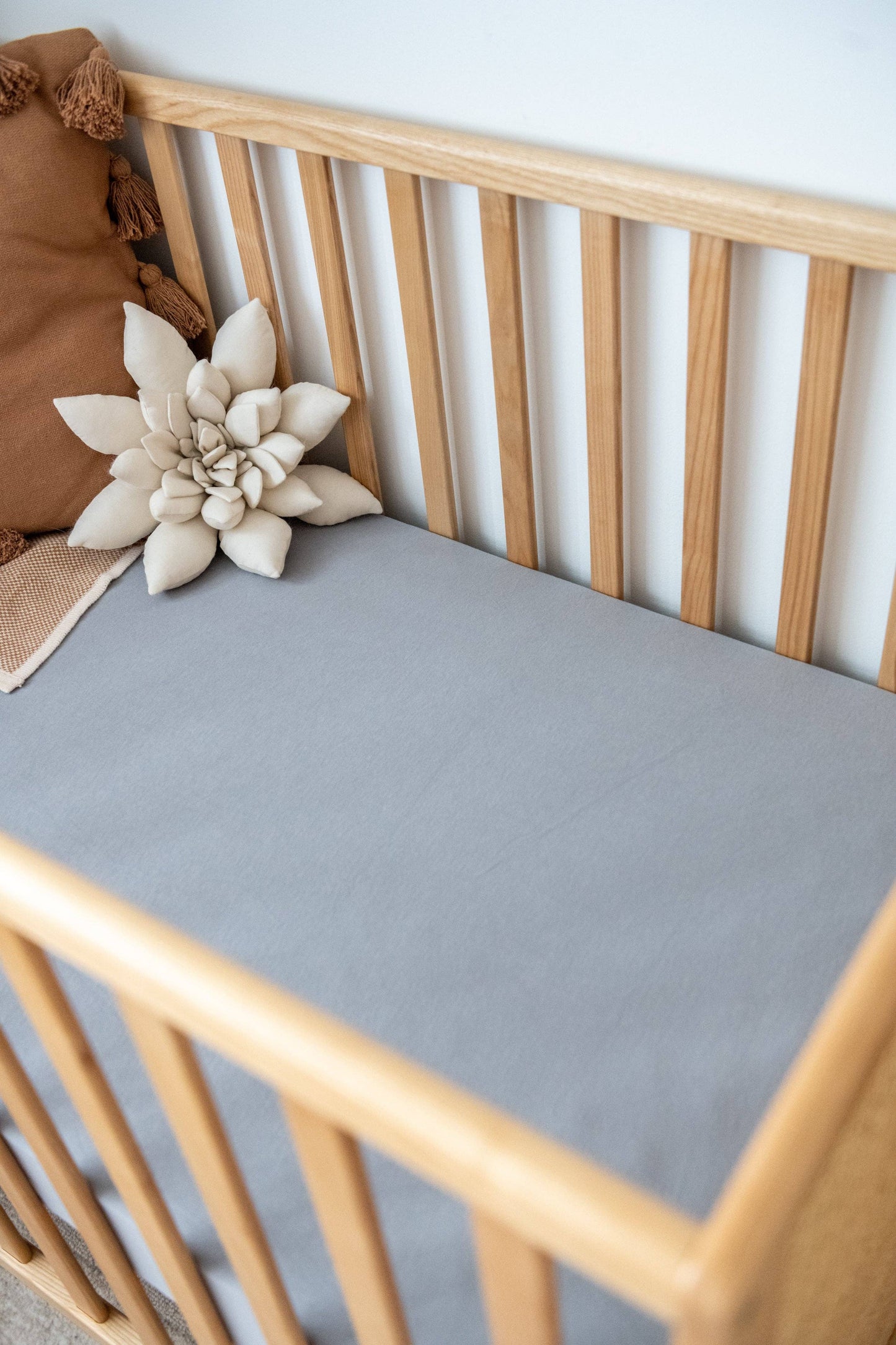 Organic Cot Sheet: Blush