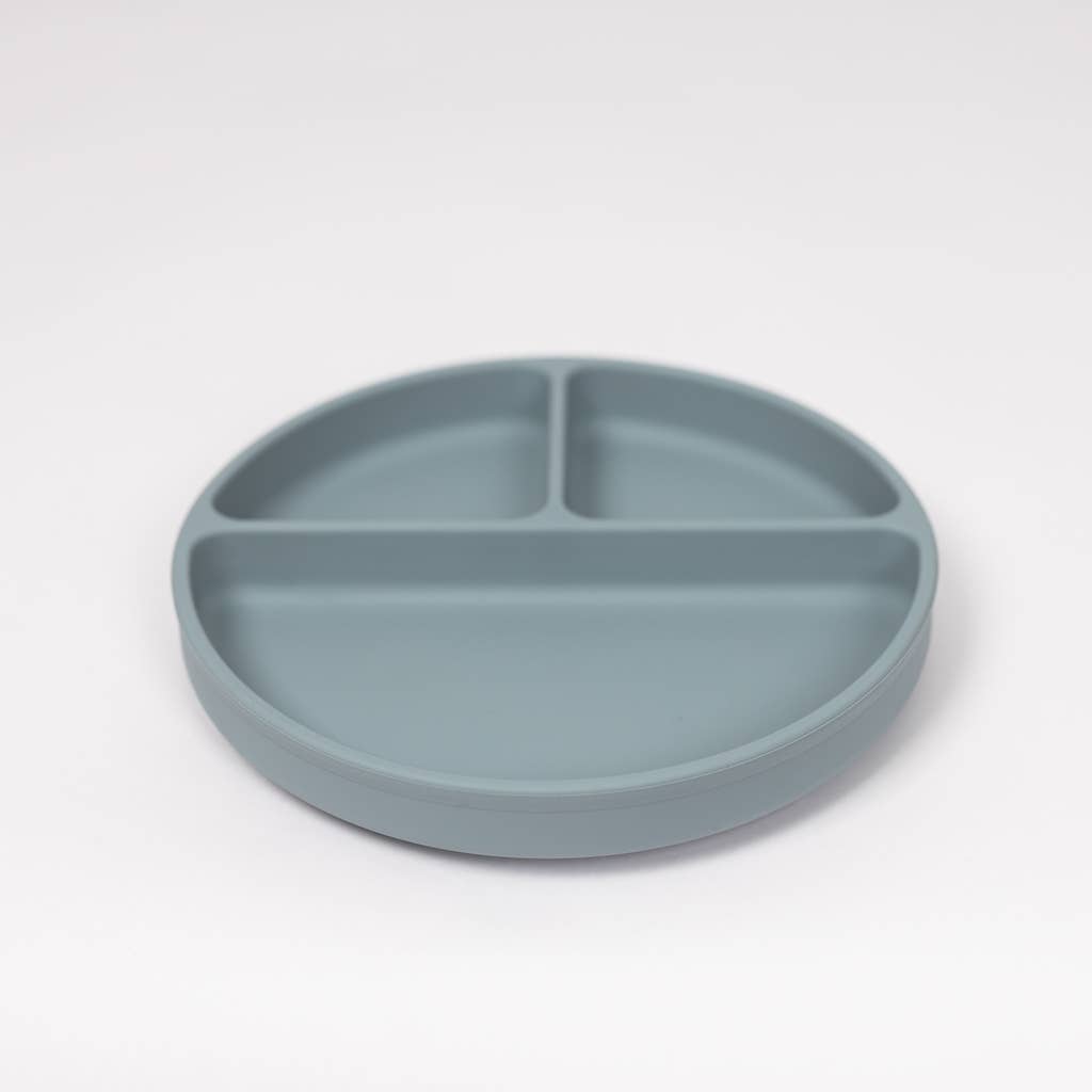 Pale Blue Suction Divider Plate