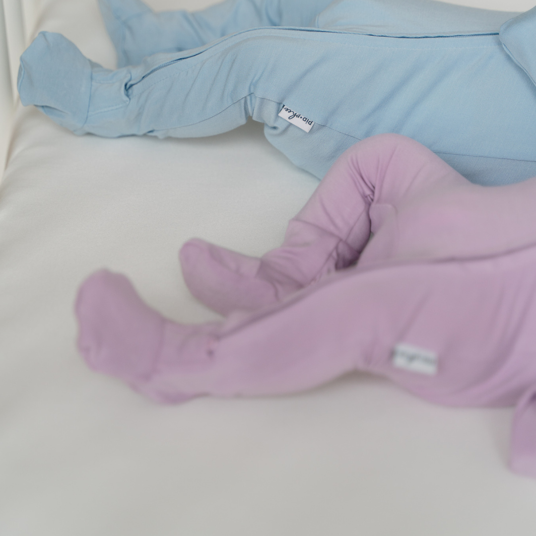 Bamboo Footed Sleepers | Night Black